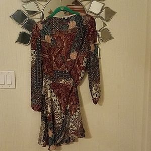 Paisley Wrap Dress/Tunic